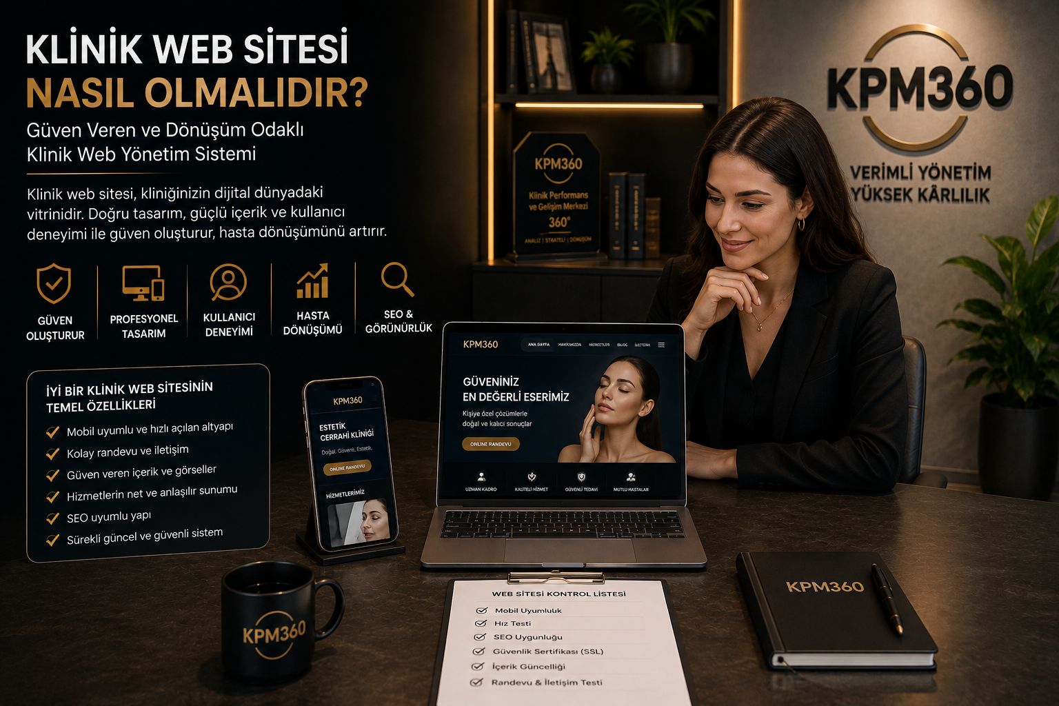 Klinik Web Sitesi Nasıl Olmalıdır? Güven Veren ve Dönüşüm Odaklı Klinik Web Yönetim Sistemi