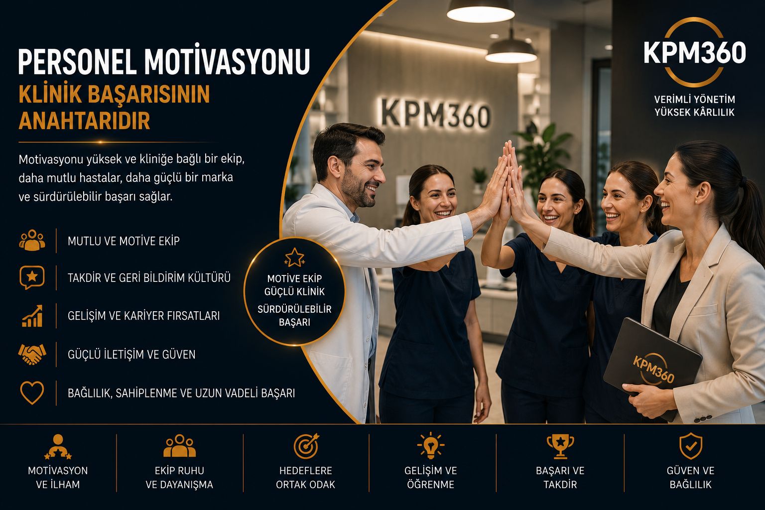 Kliniklerde Personel Motivasyonu Nasıl Artırılır? Çalışan Bağlılığını Güçlendirme Rehberi