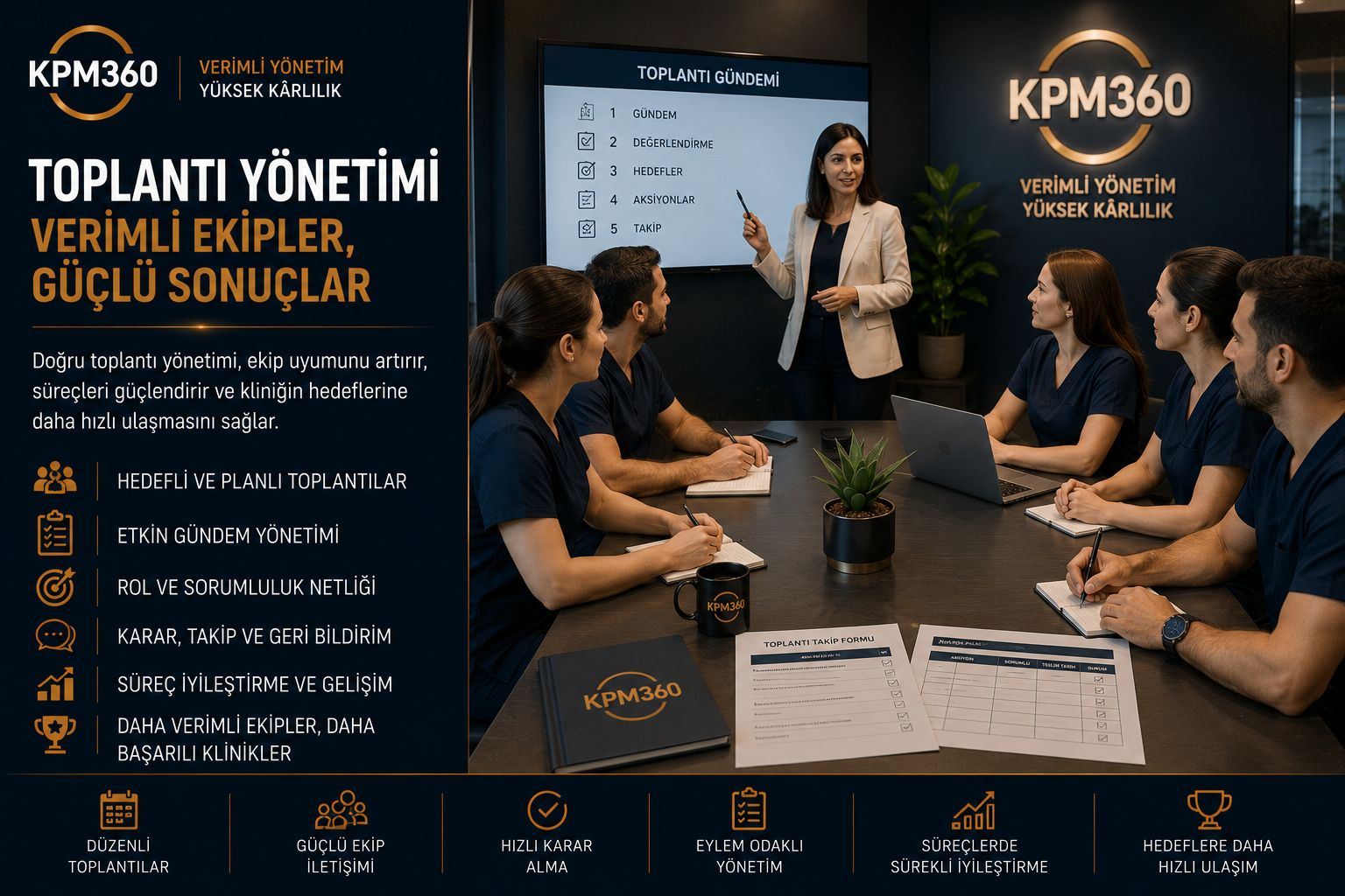 Kliniklerde Toplantı Yönetimi Nasıl Yapılmalıdır? Verimli Ekip Toplantılarının Rehberi
